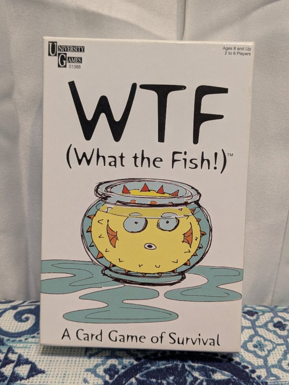 What the Fish WTF Card Game of Survival COMPLETE University Games 2018 Kids
